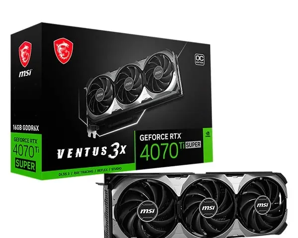 MSI GeForce RTX 4070 Ti SUPER 16GB Ventus 3X OC