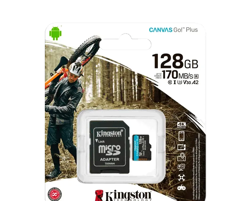 Kingston Canvas Go Plus 128GB microSD SDCG3/128GB