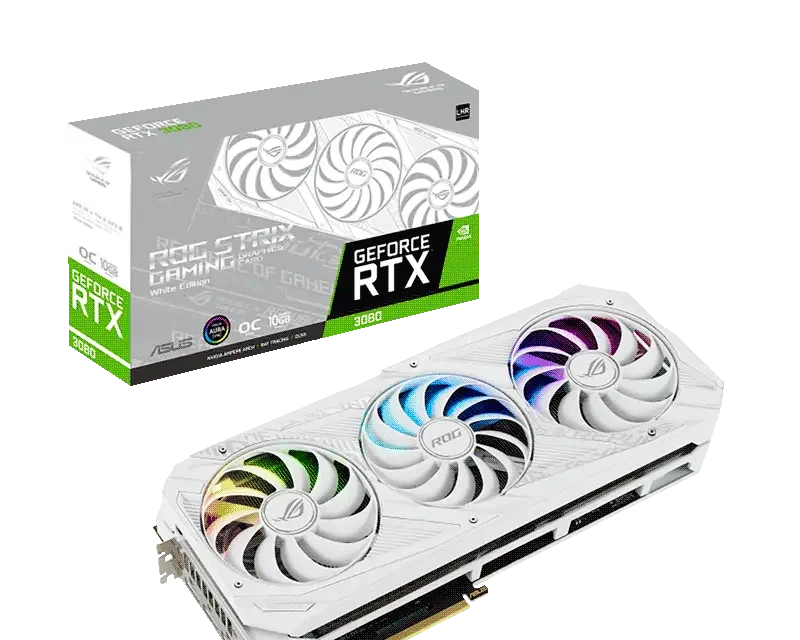 Asus ROG Strix GeForce RTX 3080 V2 White OC 10GB