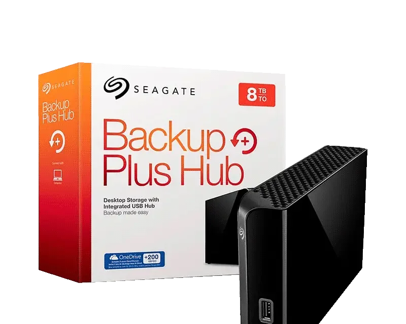 Seagate Backup Plus Hub 8TB External Hard Drive