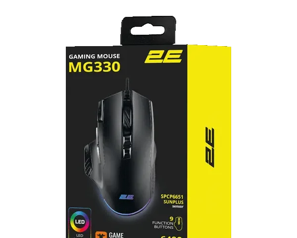 2E MG330 Gaming Mouse LED Backlit 2E-MG330UB