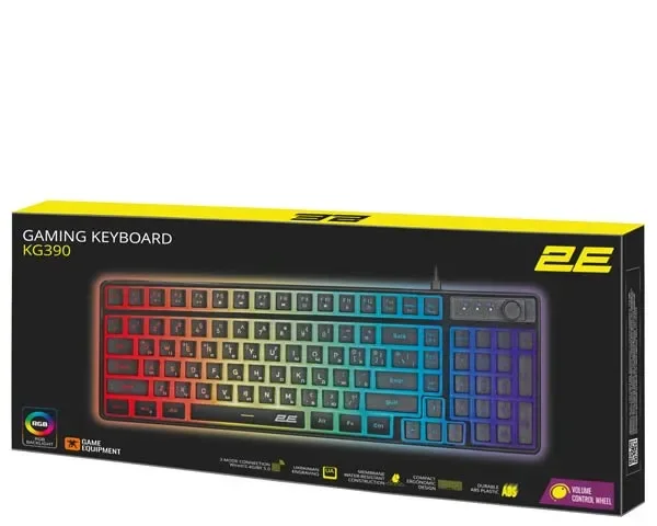 2E KG390 Wireless Gaming Keyboard 2E-KG390UBK-WL