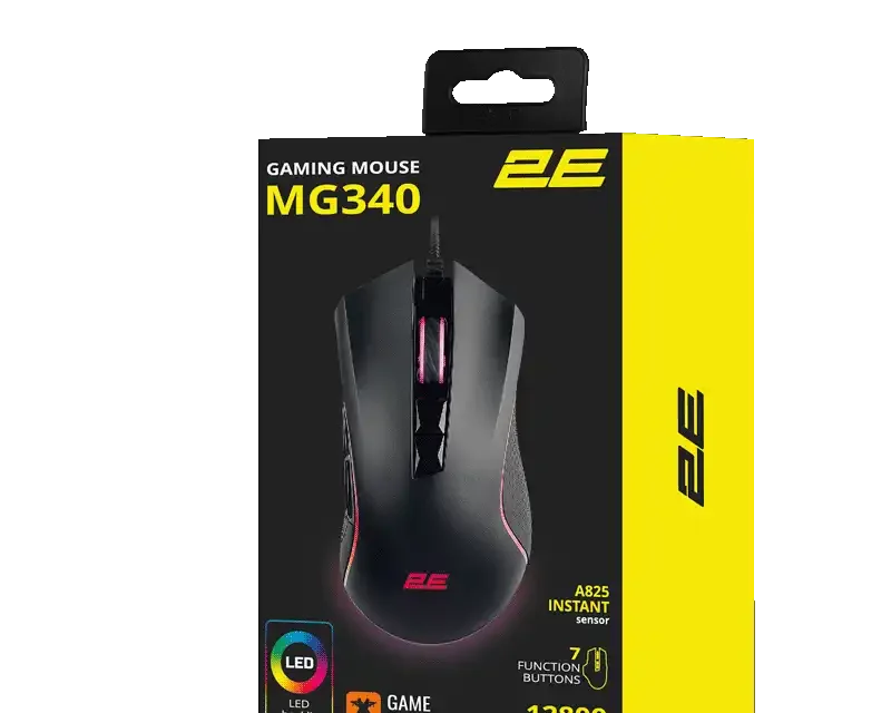 2E Gaming Mouse MG340 LED Backlit