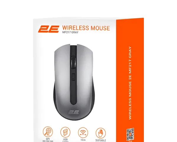2E MF217 Grey Wireless Mouse 2E-MF217WC