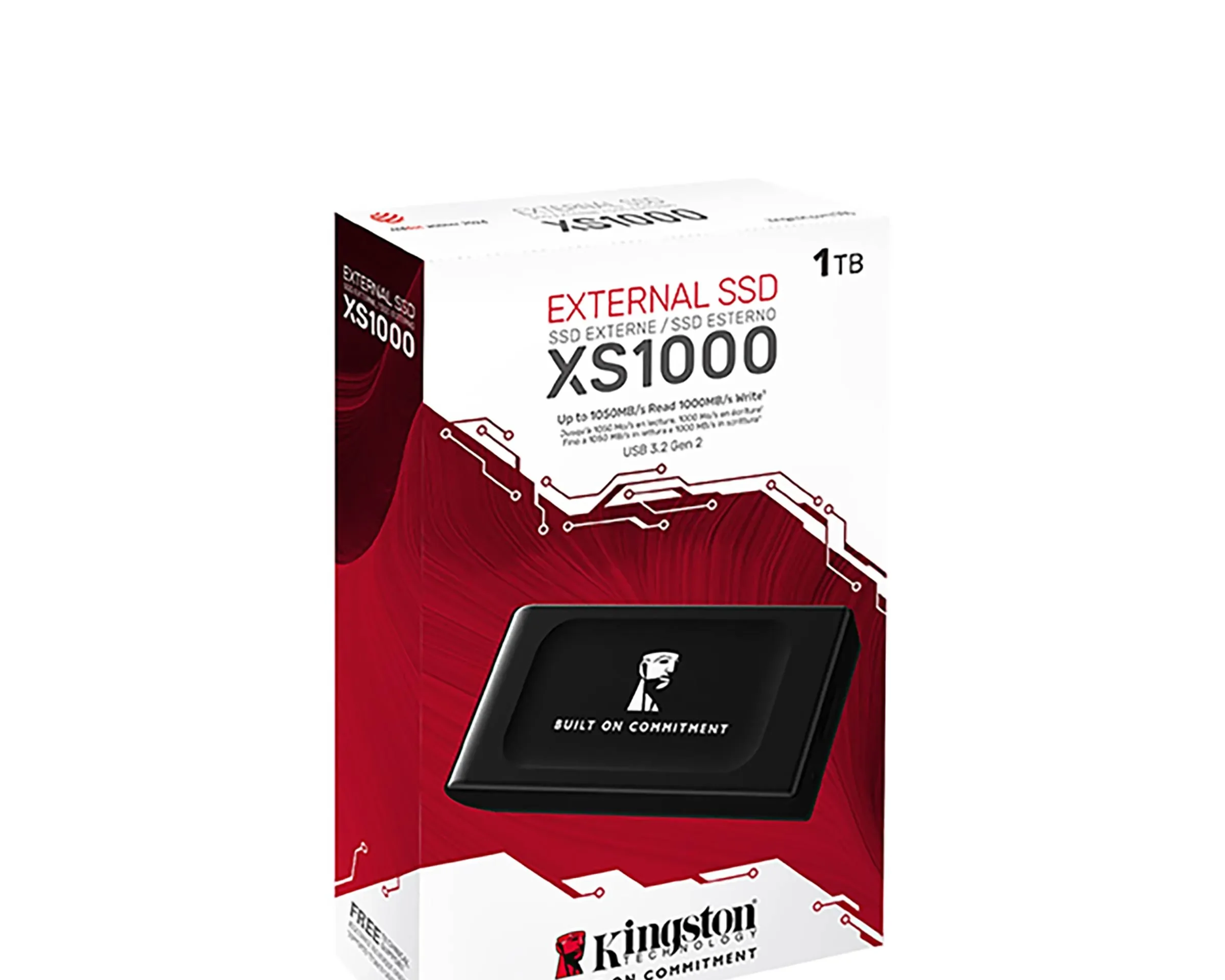 Kingston XS1000 1TB External SSD USB 3.2 SXS1000/1000G