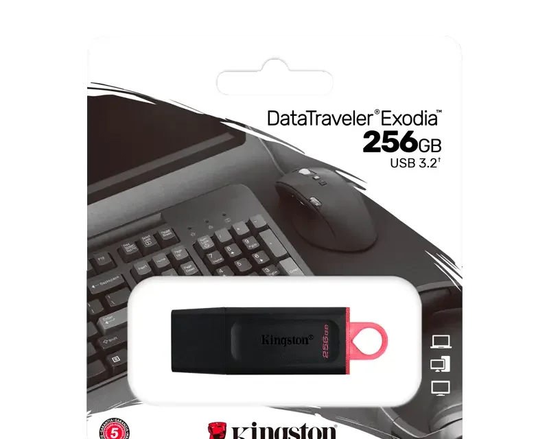 Kingston DataTraveler Exodia 256GB - USB 3.2 Flash Drive