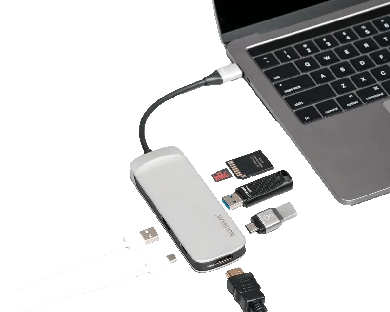 Kingston Nucleum USB C Hub 7in1 Type-C Adapter