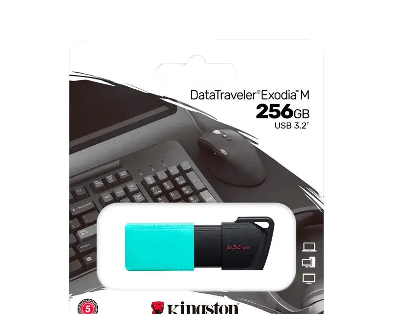 Kingston DataTraveler Exodia M 256GB - USB 3.2 Flash Drive