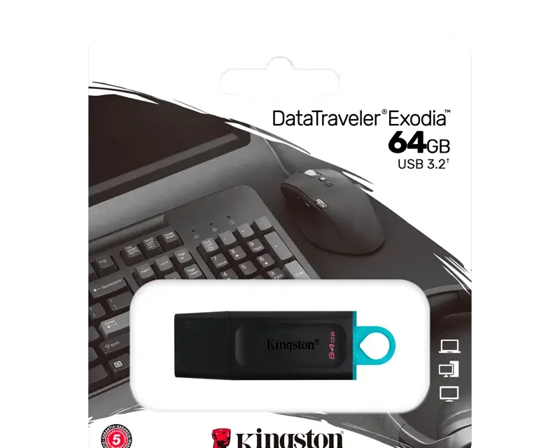 Kingston DataTraveler Exodia 64GB - USB 3.2 Flash Drive
