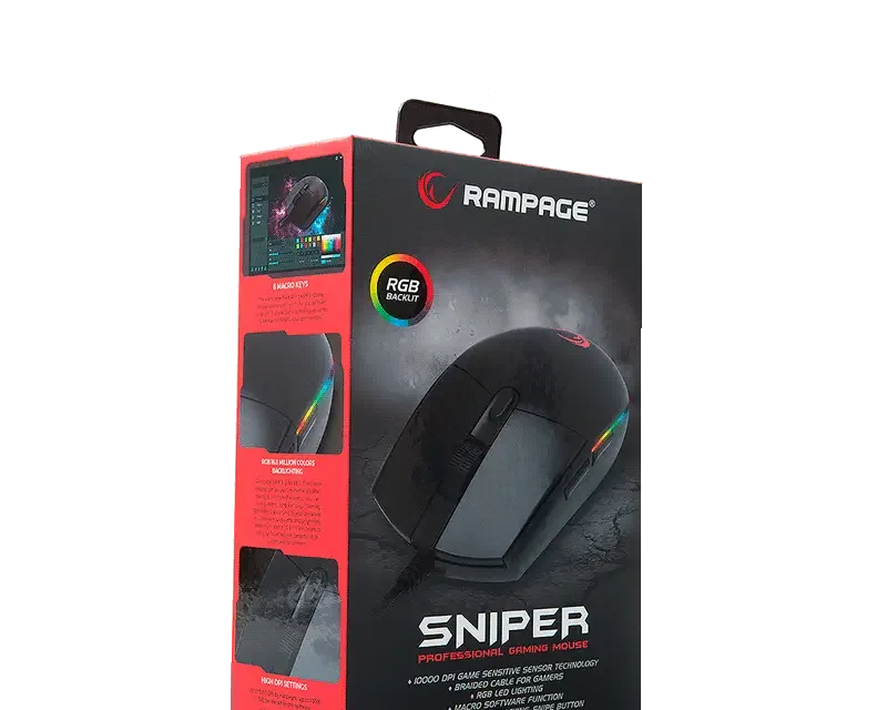 Rampage SMX-R18 Sniper Gaming Mouse