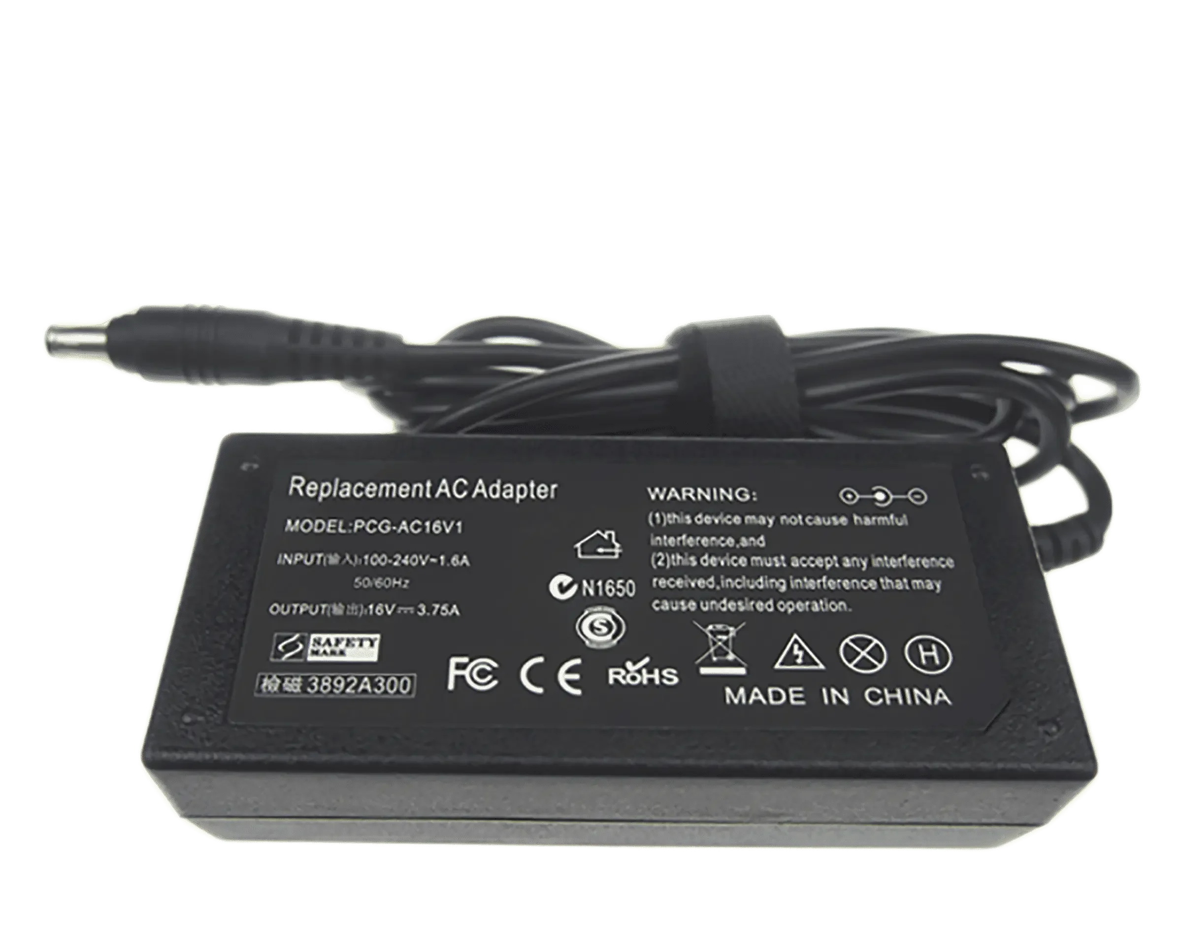Samsung Notbuk Adapter 16V-3.75A