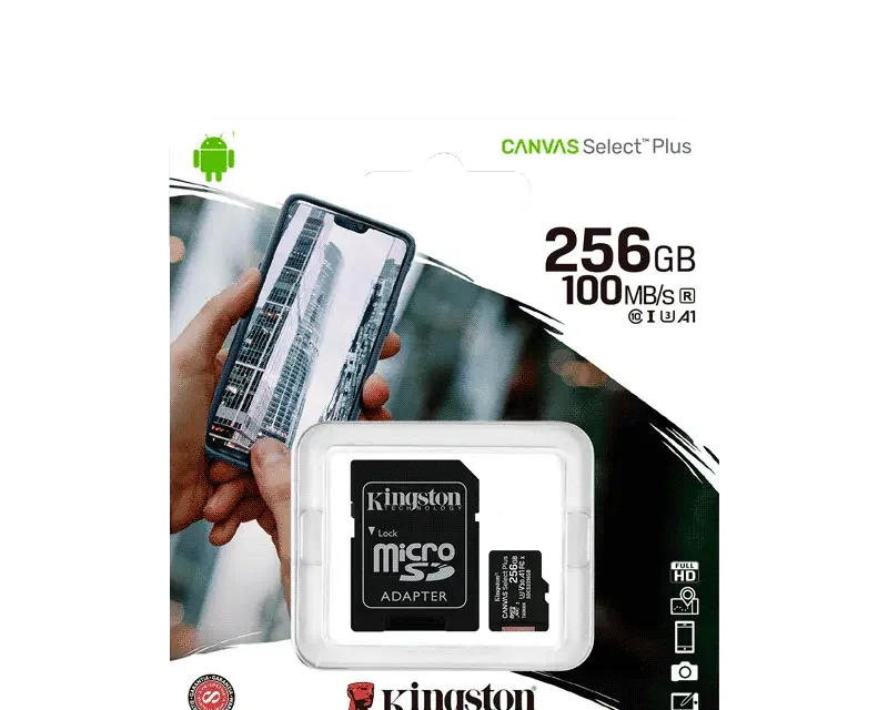 Kingston Canvas Select Plus 256GB microSD Card SDCS2/256GB