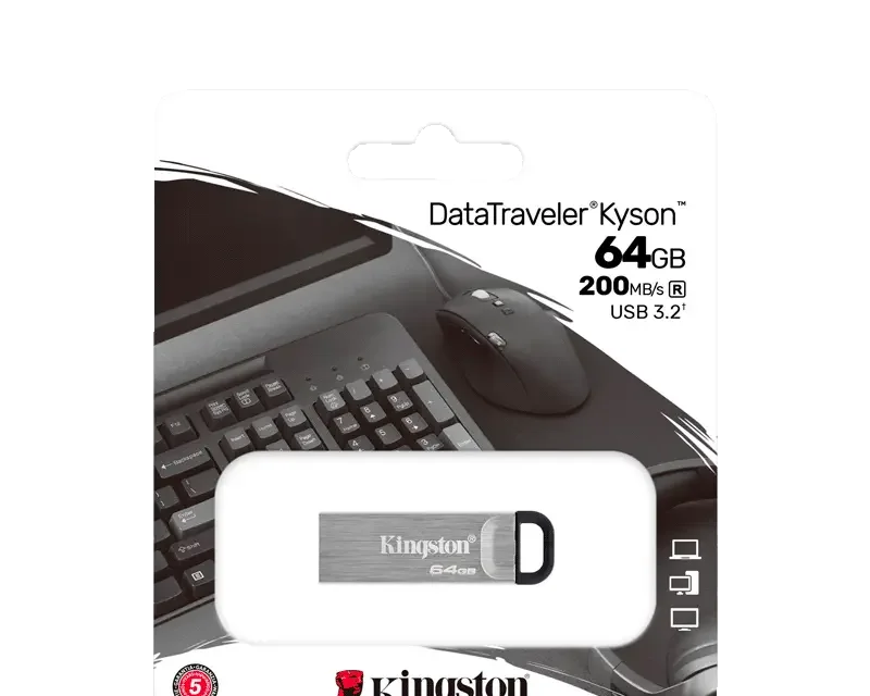Kingston DataTraveler Kyson 64GB USB Flash Drive