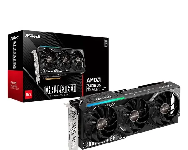 ASRock AMD Radeon RX 9070 XT Challenger 16GB
