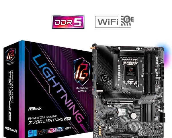 ASRock Phantom Gaming Z790 Lightning WiFi Motherboard