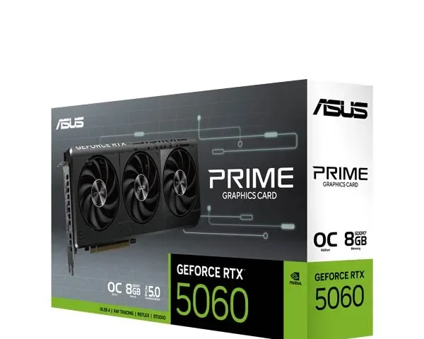 ASUS Prime GeForce RTX 5060 8GB GDDR7 OC Edition