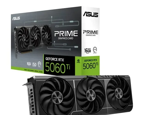 ASUS Prime GeForce RTX 5060 Ti 16GB GDDR7