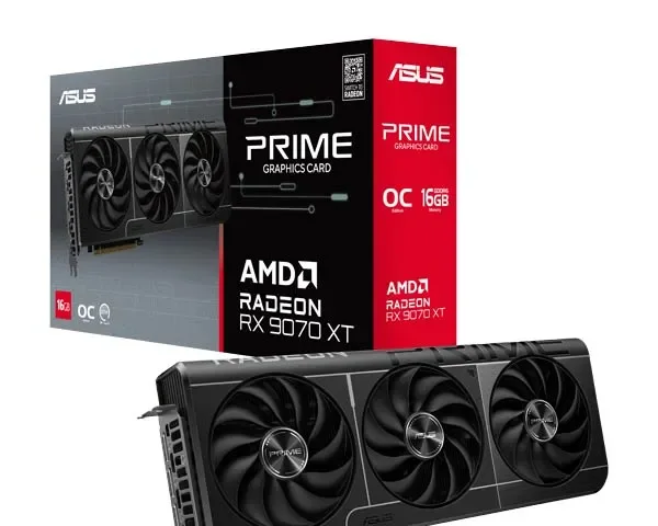 ASUS Prime Radeon RX 9070 XT 16GB GDDR6 OC Edition