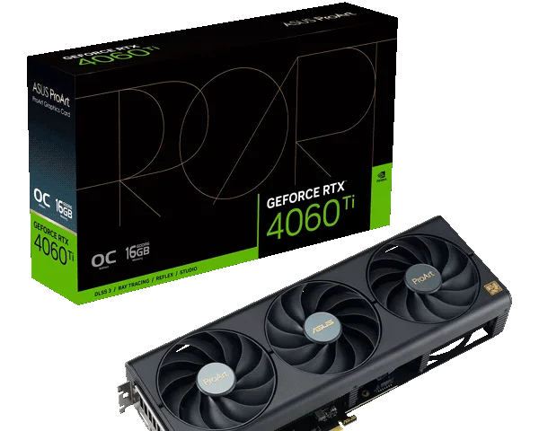 ASUS ProArt GeForce RTX 4060 Ti 16GB OC edition GDDR6