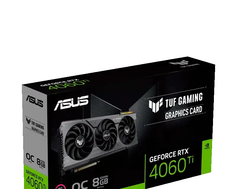 ASUS TUF Gaming GeForce RTX 4060 Ti 8GB GDDR6 OC Edition