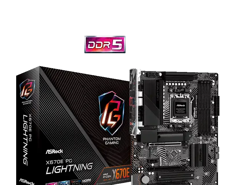 ASRock X670E PG Lightning Mainboard 90-MXBJ60-A0UAYZ