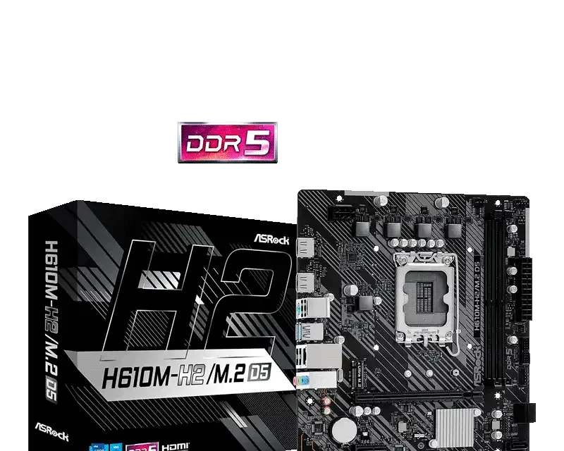 Asrock H610M-H2/M.2 D5 LGA 1700 Motherboard