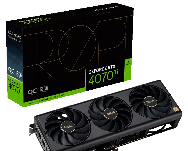 ASUS ProArt GeForce RTX 4070 Ti OC edition 12GB GDDR6X