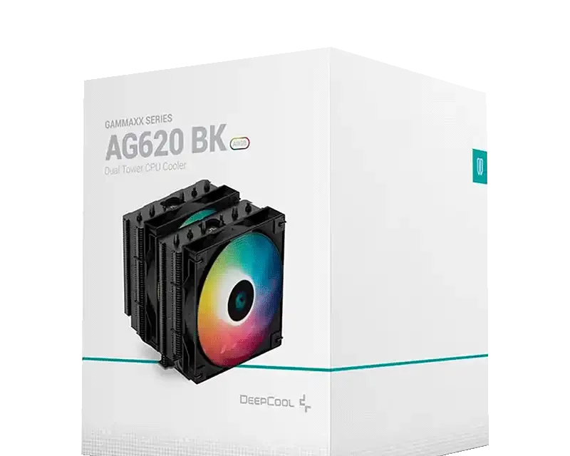 DeepCool Gammax AG620 BK ARGB Dual-Tower CPU Cooler