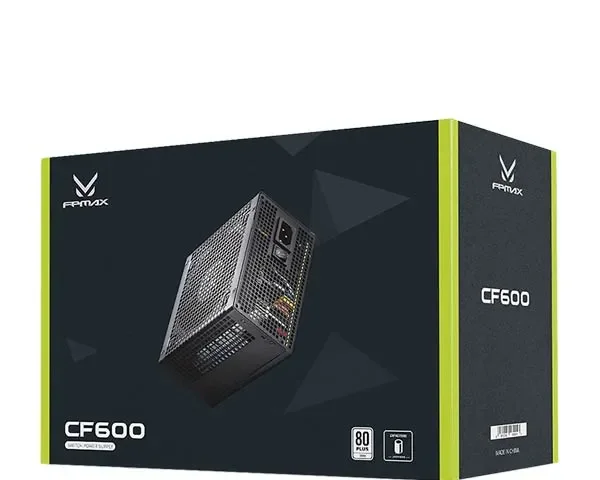 FPMAX CF600 600W 80 Plus White Power Supply
