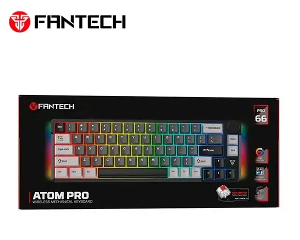 Fantech Atom Pro66 MK919 Black Wireless Mechanical Keyboard