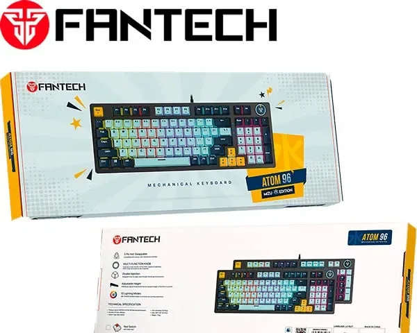 Fantech Atom96 MK890V2 Mechanical Gaming Keyboard - Sky Blue