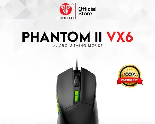 Fantech VX6 Venom Go Phantom II Black Gaming Mouse