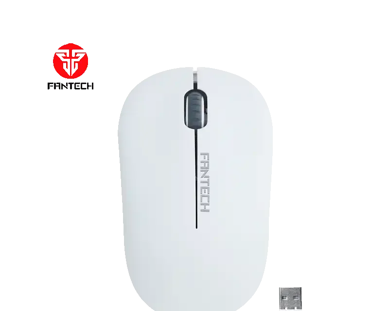 Fantech W188 2.4Ghz White Wireless Mouse