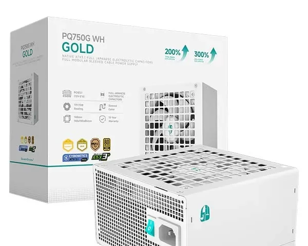 Gamer Storm PQ750G White 80 Plus Gold Power Supply
