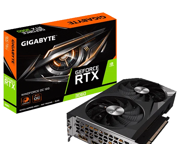 Gigabyte GeForce RTX 3060 WINDFORCE OC 12GB 3x