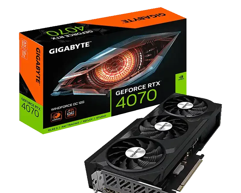Gigabyte GeForce RTX 4070 WINDFORCE OC 12GB GDDR6X