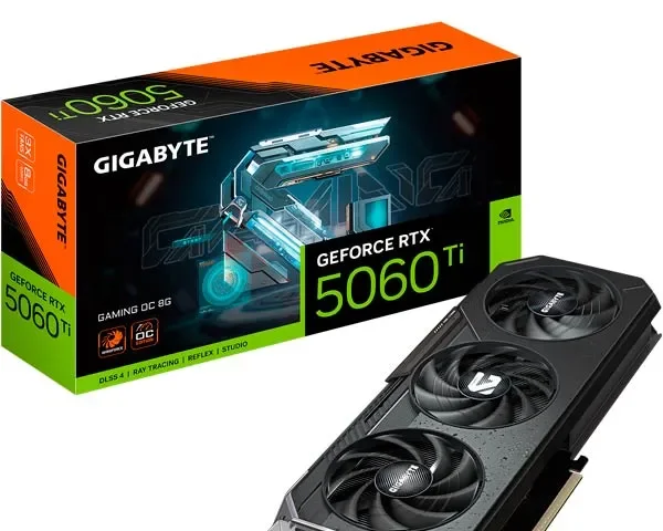 Gigabyte GeForce RTX 5060 Ti Gaming OC 8GB
