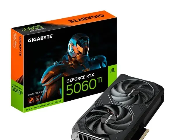 Gigabyte GeForce RTX 5060 Ti WindForce OC 8GB