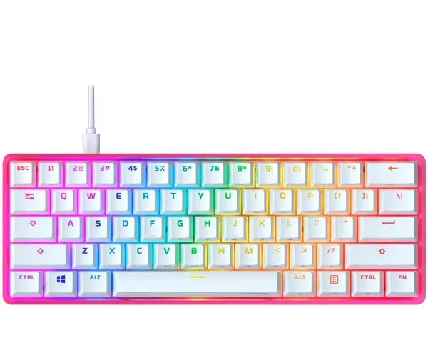 HyperX Alloy Origins 60 Pink Mechanical Gaming Keyboard 572Y6AA