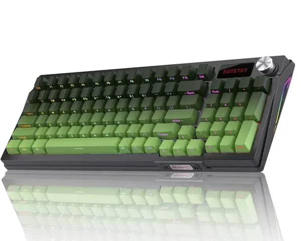 KUTETHY KY95 Green Wireless Mechanical Gaming Keyboard