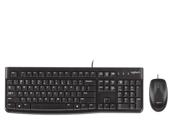 Logitech MK120 Corded Keyboard and Mouse Combo