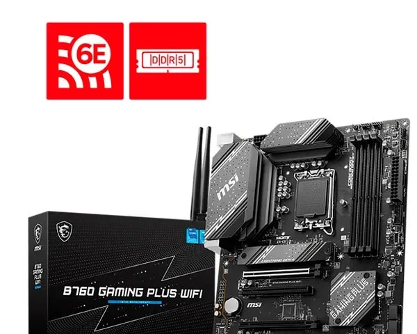 MSI B760 Gaming Plus WiFi DDR5 Motherboard