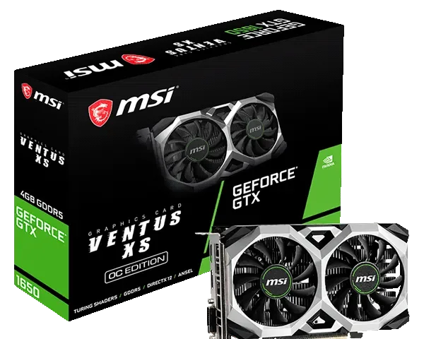 MSI GeForce GTX 1650 Ventus XS 4GB OC