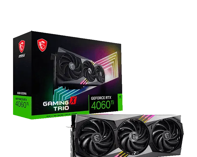 MSI GeForce RTX™ 4060 Ti Gaming X Trio 8GB