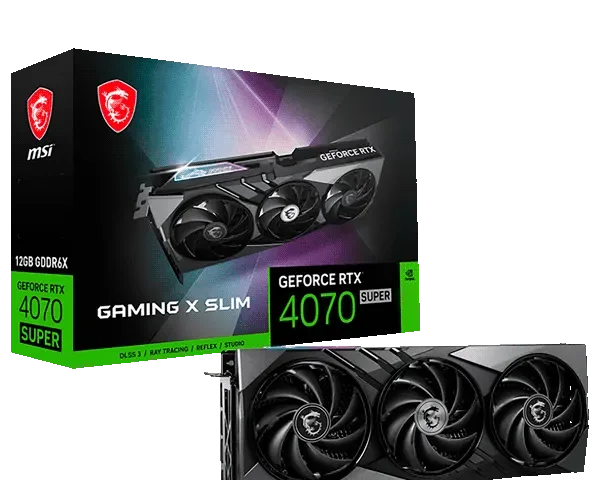 MSI GeForce RTX 4070 Super 12GB Gaming X Slim
