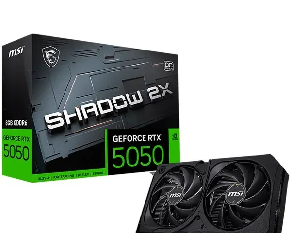 MSI GeForce RTX 5050 8GB SHADOW 2X OC