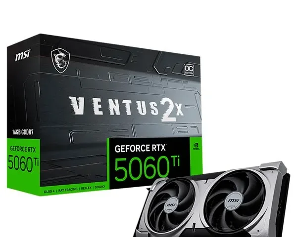 MSI GeForce RTX 5060 Ti 16GB Ventus 2X OC Plus