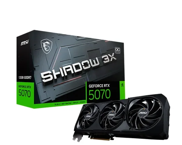 MSI GeForce RTX 5070 12GB Shadow 3X OC