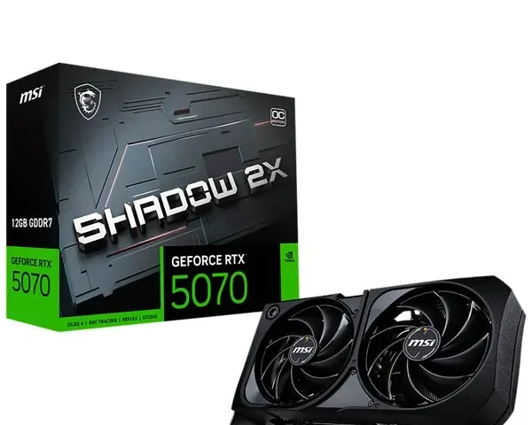 MSI GeForce RTX 5070 12GB Shadow 2X OC
