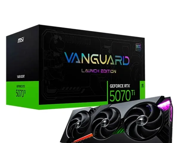 MSI GeForce RTX 5070 Ti 16GB Vanguard SOC Launch
